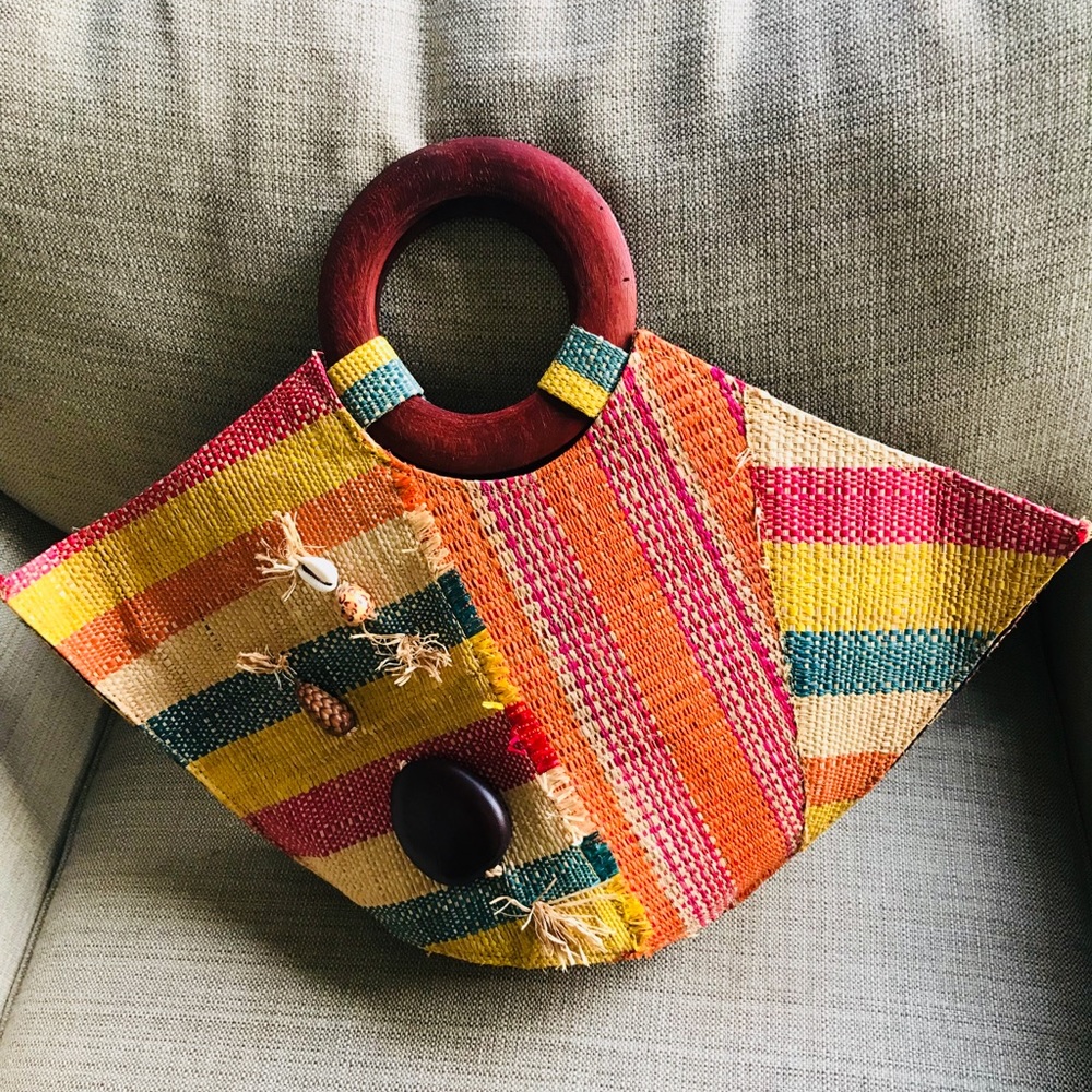 African woven bag!Make a difference Unique style!!